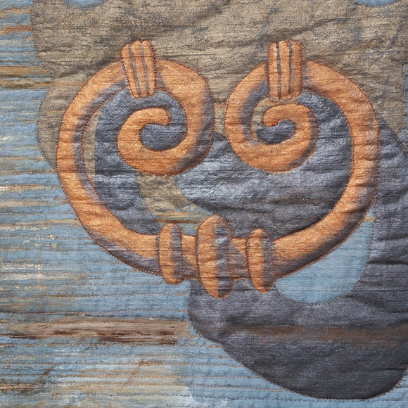 DOOR #2 - original mixed media textile wall hanging - New - Picture 2 of 7